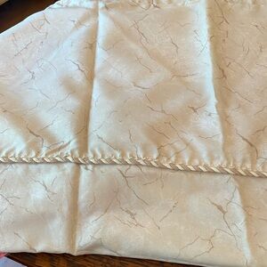 Shower curtain with valance
